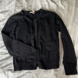 Black cardigan